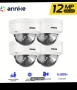4 куполни камери за видеонаблюдение Annke с резолюция 12 MP и цветно нощно виждане., снимка 17