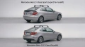 Mercedes w203 Coupe и CLC cl203 - Оригинален багажник за покрив (напречни греди, релси, рейлинг), снимка 3
