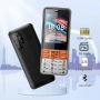 4 SIM карти! Телефон S Mobile S5630pro  Card Magic Voice - промяна на гласът, снимка 1