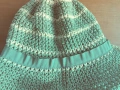 Плетена Шапка с дървени мъниста ~ за Реквизит, снимка 2