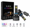 Комплект LED крушки HB4, HB3, H1 или H8 / H9 / H11 12V-24V - 60W, 6500LM, 6000K, CANBUS без грешки, снимка 1