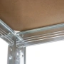 Професионален метален стелаж HÖGLER 222x110x50 см – 6 Рафта, до 1050 кг, регулируема височина, снимка 7