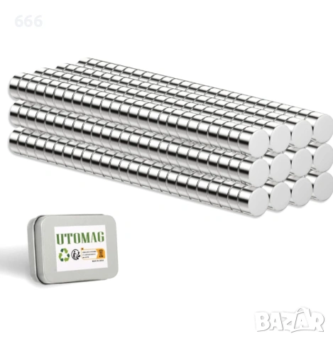 Пакет от 300 неодимови магнита, 2 x 1 мм