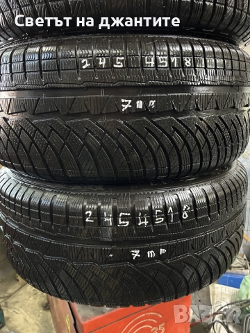 Гуми 245/45/18 Michelin Зимни 4 броя, снимка 4 - Гуми и джанти - 55184660