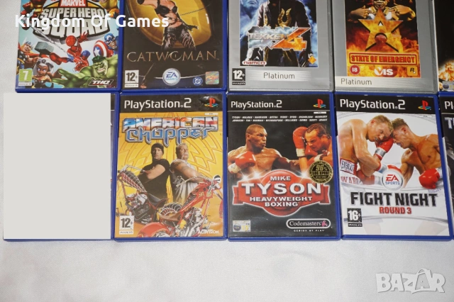 Игри за PS2 The Simpsons/Gladiator/Legion/Kessen/Catwoman/Marvel/Tekken 4/Godfather/Rayman/MikeTyson, снимка 4 - Игри за PlayStation - 54097586