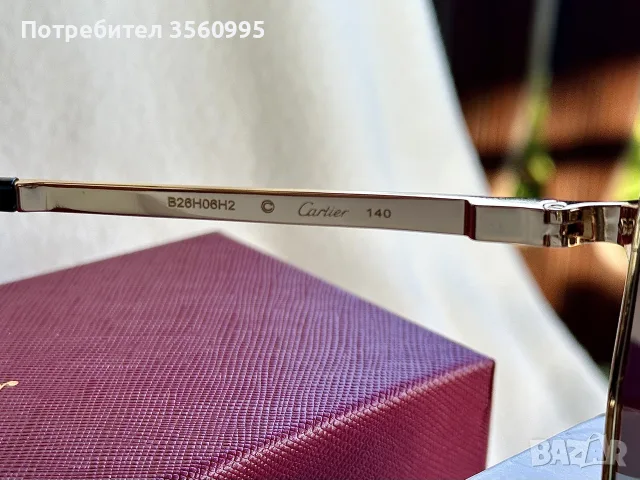 Слънчеви очила Картие CT0424S 002 Cartier, снимка 5 - Слънчеви и диоптрични очила - 55480889