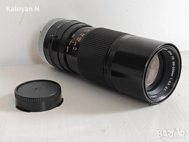 Обектив Canon FD 100-200mm f/5.6 S.C. за Canon FD байонет