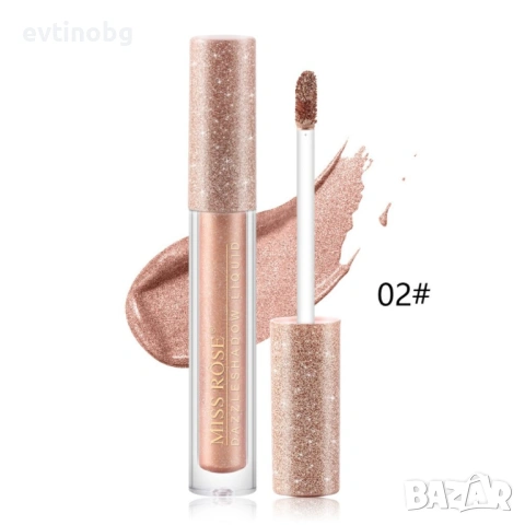 Блестящи течни сенки за очи MISS ROSE, снимка 11 - Други - 54100247