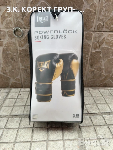 Боксови ръкавици Everlast Powerlock 16 oz – НОВИ, снимка 2 - Бокс - 54890060