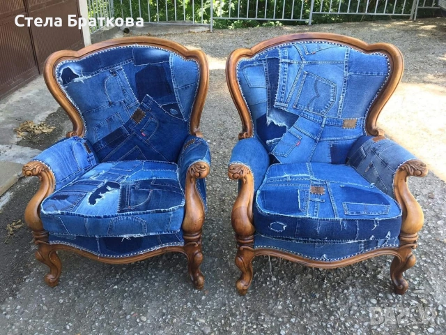 Тапицерски услуги / Дънкови дамаски , снимка 11 - Дивани и мека мебел - 24866461