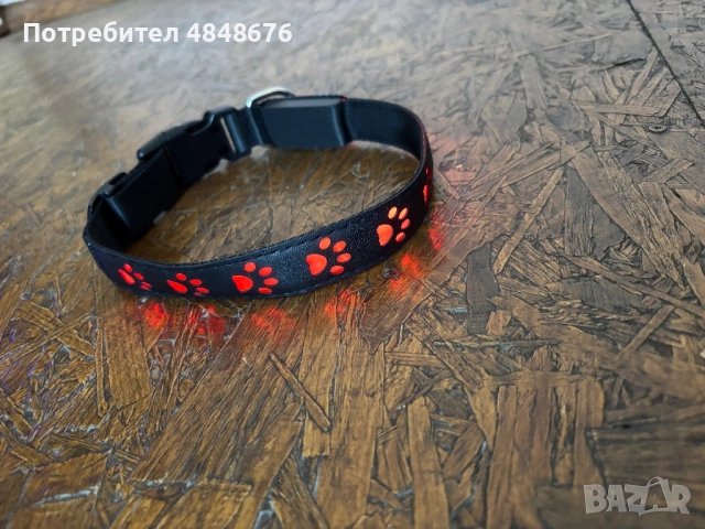 Светеща кучешка каишка от естествена кожа (Type-C) + ПОДАРЪЦИ, снимка 2 - За кучета - 54799109