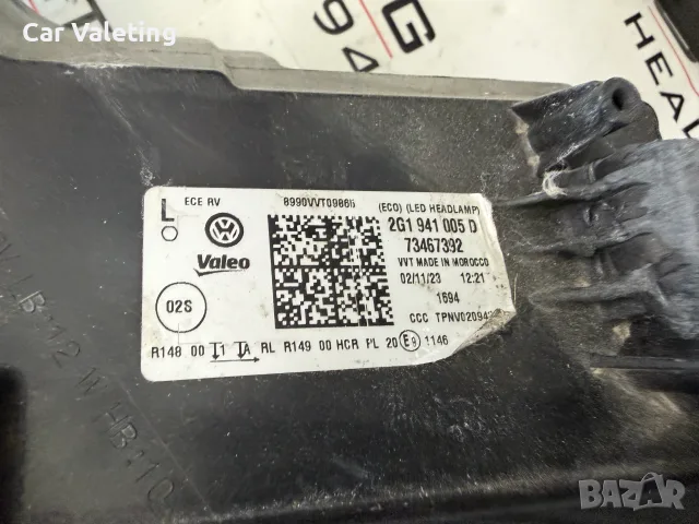 Фар фарове ляв и десен VW Polo 2G MK6 far farove ФВ Поло 2Г МК6 LED ЛЕД, снимка 5 - Части - 55609506
