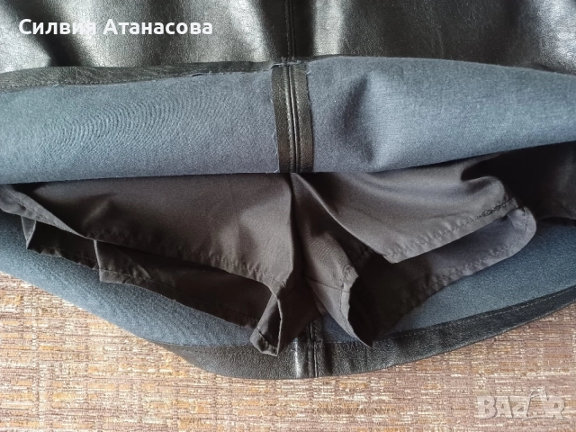 Пола кожена Stradivarius , снимка 5 - Поли - 55665963