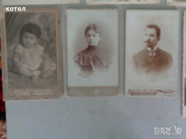 Продавам Лот от 11 бр. оригинални антикварни фотографии и картички (Царство България, 1899–1934 г., снимка 3 - Колекции - 54909322