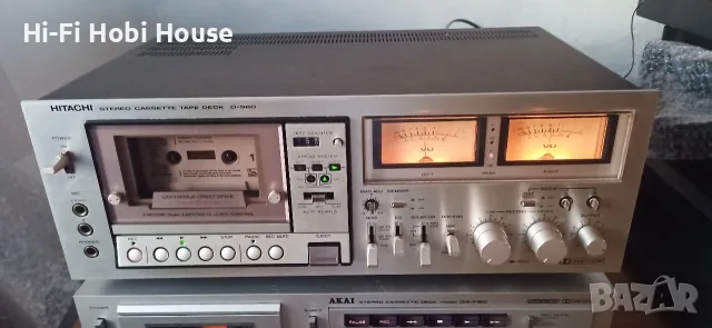 Касетен дек Kassette Deck HITACHI D-980, снимка 6 - Декове - 55305060