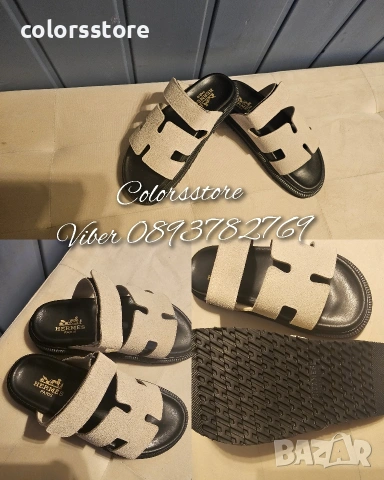 Дамски велурени чехли Hermes-JM153