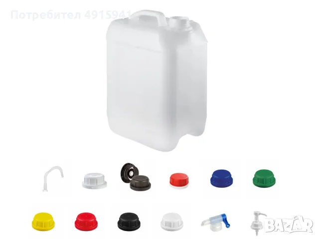 Туба 5 литра  ADR/UN HDPE, stackable, R45 - Сертифицирана, снимка 3 - Бидони, бурета и бъчви - 55628686
