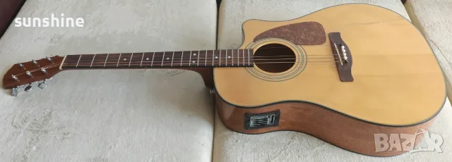 Fender CD140SCE Nat + Fender Fishman Classic 4T акустична китарас предусилвател и тунер, снимка 2 - Китари - 55380758