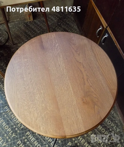 Маса за кафе от масивно дърво, снимка 3 - Маси - 54370842