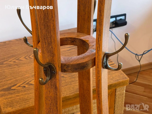 Тежка и стабилна закачалка от масив, снимка 5 - Закачалки - 54707016