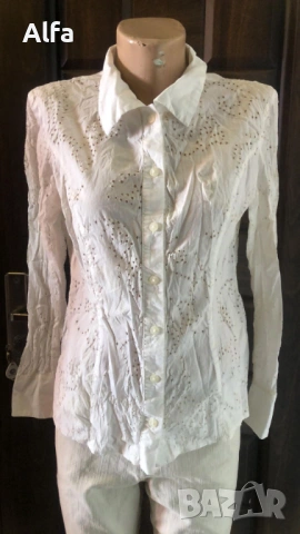 класическа бяла риза, снимка 3 - Ризи - 54222097