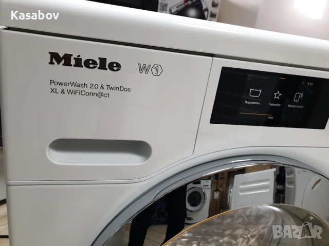 Miele - 9кг - WiFi - TwinDos - Пералня Миеле 12м Гаранция, снимка 14 - Перални - 54578837