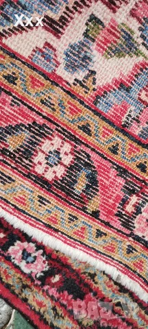Ръчно тъкан вълнена персийска пътека.Иранска.За ценители., снимка 4 - Пътеки - 55672395