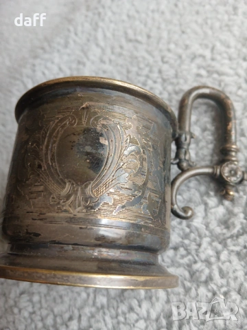 Подстаканчик, снимка 6 - Антикварни и старинни предмети - 54355754