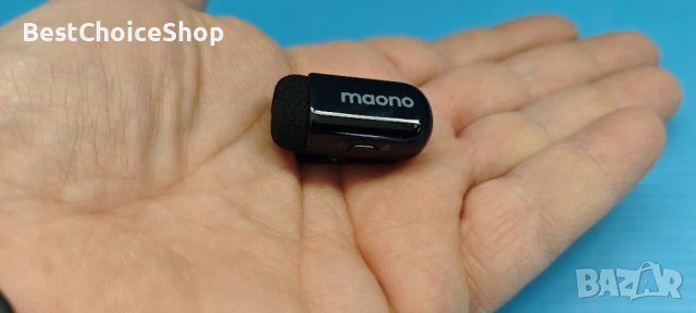 Maono Wave T1 безжичен лавалиер микрофон USB-C, 48kHz шумопотискащ, снимка 5 - Селфи стикове, аксесоари - 54117729
