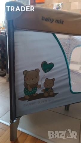 детска бебешка кошара за игра спане Baby mix, снимка 10 - Кошарки - 39823180