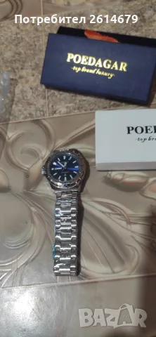 poedagar мъжки часовник, снимка 6 - Мъжки - 55666415
