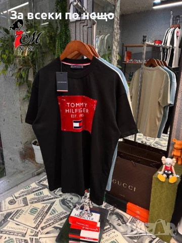 Tommy Hilfiger Мъжка Памучна Тениска👕Мъжка Блуза С Къс Ръкав- Различни Цветове Код SK1178, снимка 3 - Тениски - 53969206