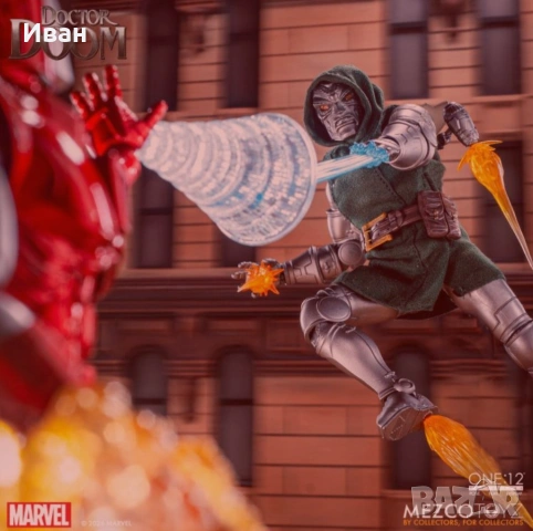 MEZCO TOYZ SUPERIOR DR. DOOM 1:12/ ШЕДЬОВЪР НА ВЪРХОВНИЯ Д-Р ДУМ 1:12, снимка 7 - Колекции - 54805333