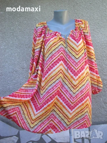 4XL Нова лятна туника Avenue , снимка 4 - Туники - 55054310