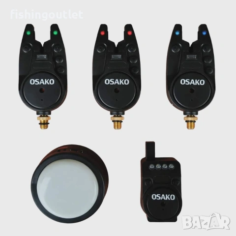 Сигнализатори OSAKO Prologiк C-SERIES 200мт обхват , с фенер за палатка ( 3+1 и 4+1 )