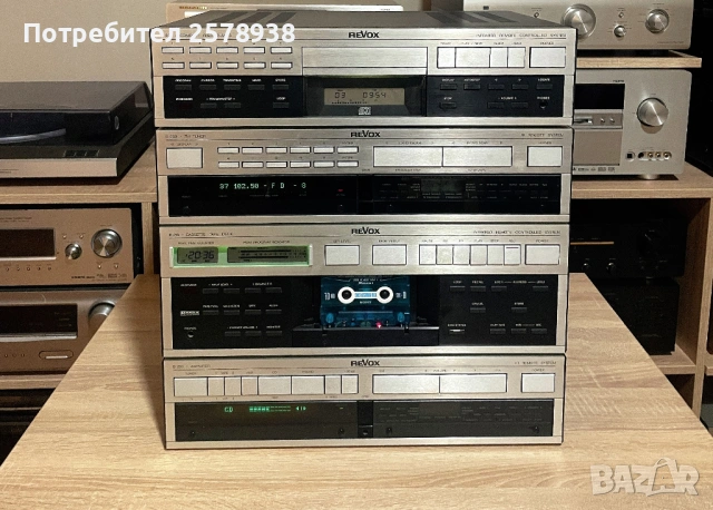 Сет на ReVox : B 250 + B 215 + B 260 + B 226 в перфектно състояние !, снимка 2 - Аудиосистеми - 54527244
