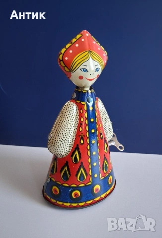 Две Стари Ламаринени Играчки Аленушка Пате от Соца, снимка 4 - Колекции - 55075953