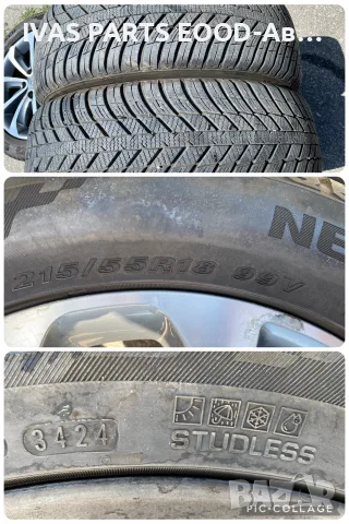 Гуми с джанти 18”/5х114.3;Nissan Qashqai/215/55/18, снимка 7 - Гуми и джанти - 55444384
