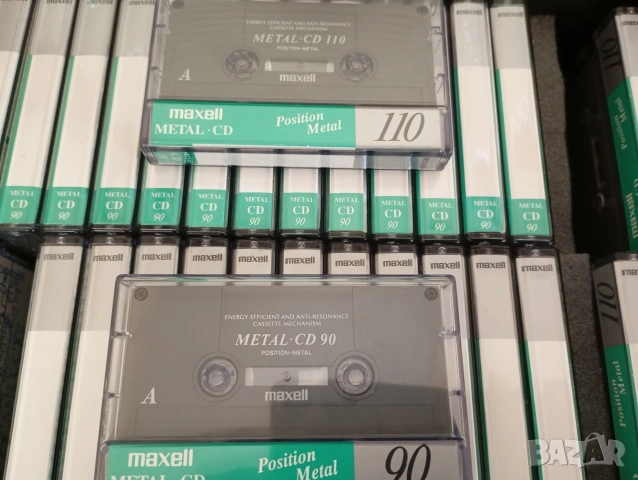 Maxell Metaxial MX 90 Maxell MX 90 Maxell MX 100 Maxell Metal CD90 Метални аудио касети, снимка 5 - Аудио касети - 54227833