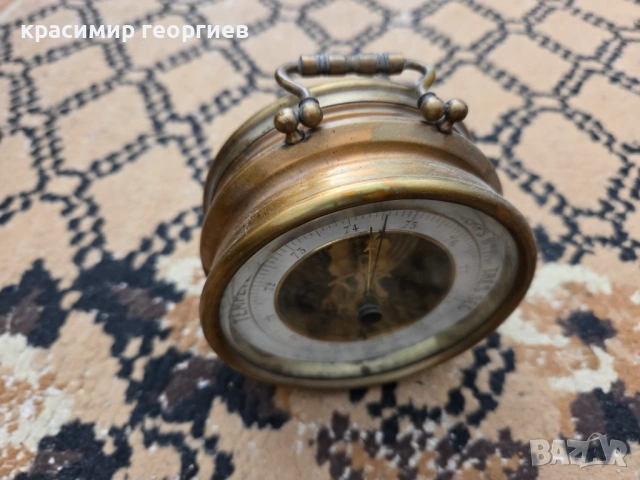 Ретро барометър Анероид, снимка 5 - Други стоки за дома - 54321035
