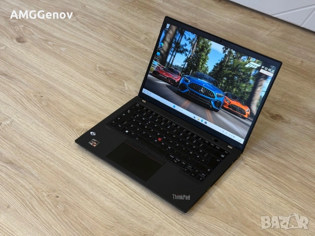 14’Full HD+IPS Touchscreen/Ryzen 5 PRO 6650u/Lenovo Thinkpad T14 Gen3/32GB LPDDR5 6400Mhz/512GB SSD/, снимка 2 - Лаптопи за работа - 54689466
