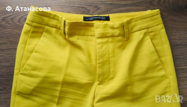 Марков елегантен панталон Зара / Zara, р-р 34, три красиви цвята, перфектен, снимка 11 - Панталони - 51447024
