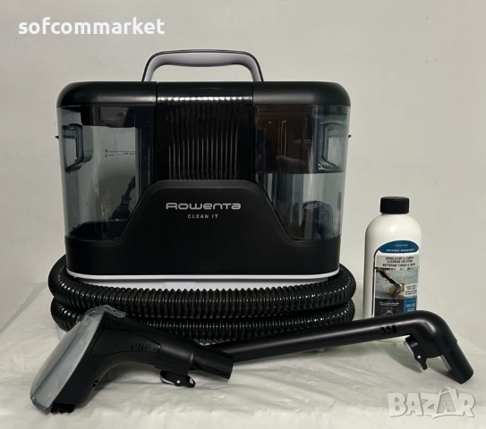 Перяща прахосмукачка Rowenta Clean It IN5010 за почистване на петна – КАТО НОВА, снимка 2 - Прахосмукачки - 54262459