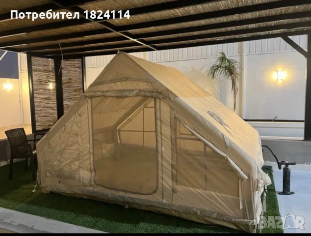 Надуваема палатка 3х2 метра - непромокаема, снимка 4 - Палатки - 54760341