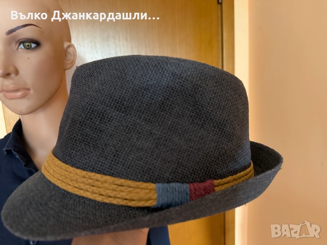 Мъжка риза Distrezzed,100% лен в тъмносин цвят, размер L, снимка 10 - Ризи - 55055040