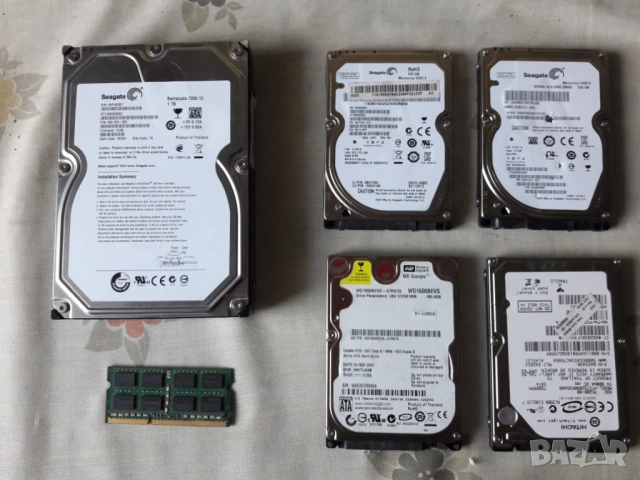 Твърд диск HDD и RAM памет