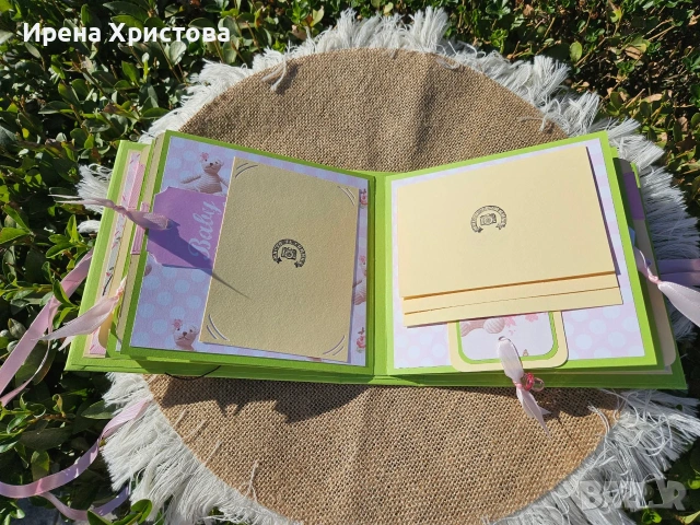 Ръчно изработен албум за момиче, снимка 8 - Декорация за дома - 55162345