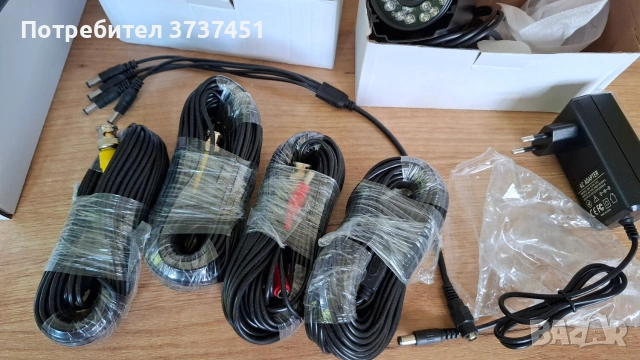 DVR за видеонаблюдение + 4 камери, снимка 5 - Комплекти за видеонаблюдение - 54964921