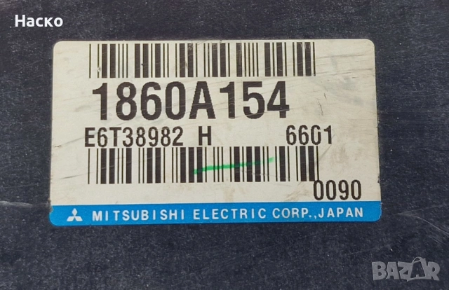 Компютър ECU Mitsubishi Outlander 2.0 136 к.с. Митсубиши Аутлендър 2001г-2006г 1860A154 E6T38982, снимка 2 - Части - 54397355