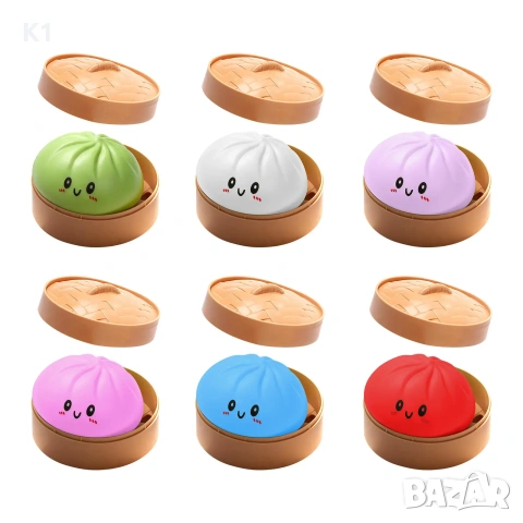 НОВО! Dumpling Squishy Дъмплинг Скуиши Китайски хляб , снимка 2 - Плюшени играчки - 54478486